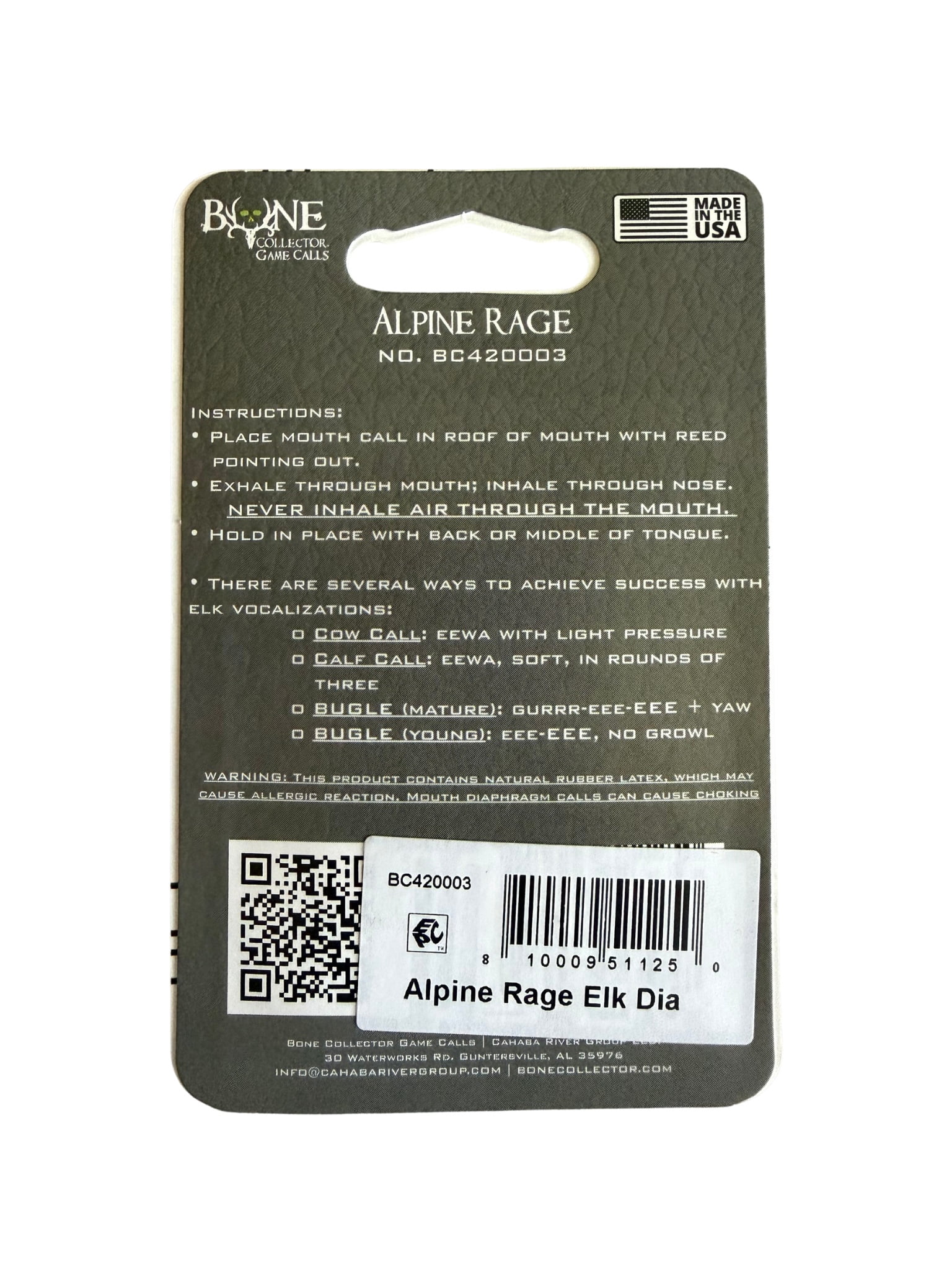 Alpine Rage Elk Mouth Call