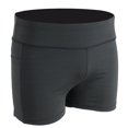 thumbnail image 4 of Pantalones cortos deportivos para mujer, elásticos, transpirables, para hacer ejercicio, Yoga, pantalones cortos (negro L), 4 of 7