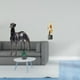 thumbnail image 2 of Estatua de perro de resina,Estatua de perro de resina con forma de animal,Escultura coleccionable para escritorio,decoración del hogar,Estatua de arte abstracto,Estatua de arte abstracto, 2 of 8