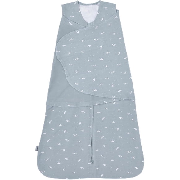 HALO® SleepSack® Swaddle, 100% Cotton, 3-Way Adjustable Wearable Blanket, TOG 1.5, Birds