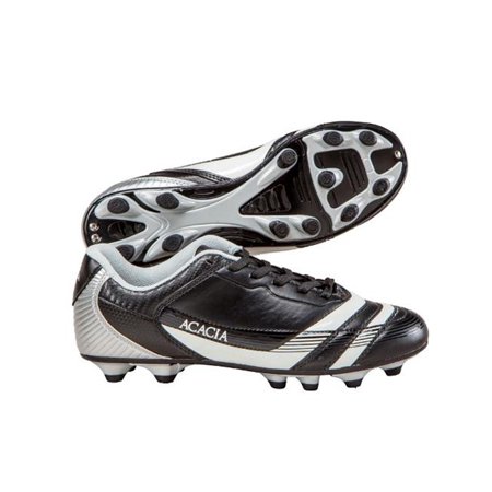 Acacia STYLE -37-870 Thunder Soccer Shoes - Black and Silver, (Best Soccer Shoes For Kids)