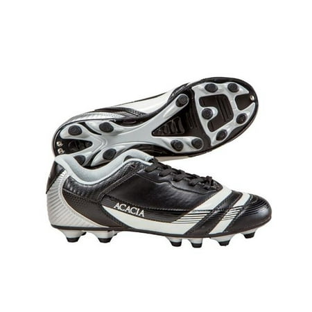 Skinny Pants Shoes - Acacia STYLE -37-870 Thunder Soccer Shoes - Black and Silver, 7Y