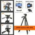 thumbnail image 4 of TACKLIFE 55-Inch Lightweight Aluminum Tripod for Travel/Camera/Smartphone with Carry Bag, 6.6LB Maximum Load Capacity, 4 of 7