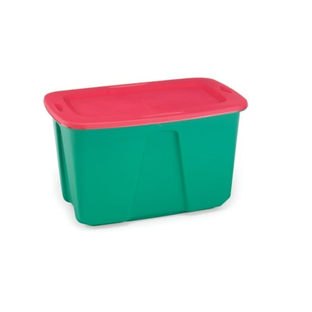 Homz 32 Gallon Holiday Storage Bin Set Of 2 Homz 32 Gallon Holiday Storage Bin Set Of 2