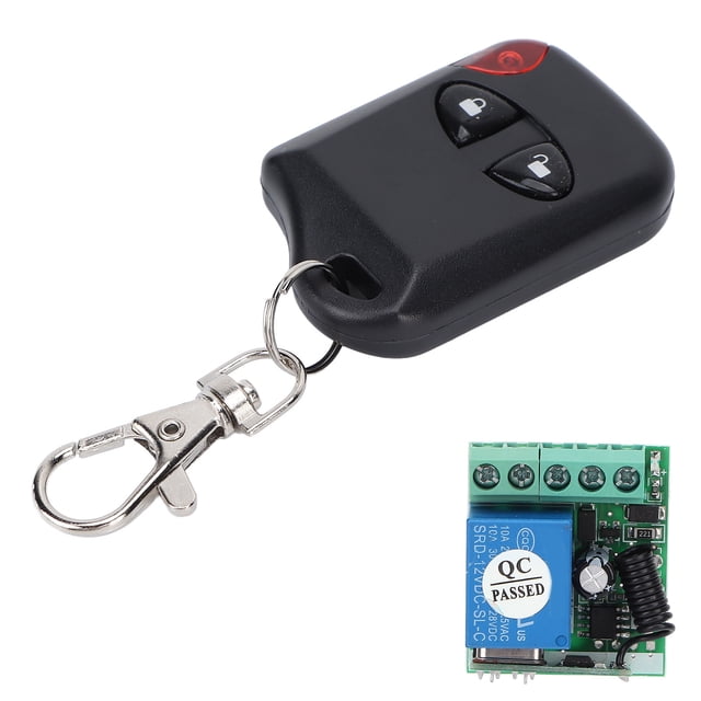 Single Channel Relay Switch, Multifunctional Remote Control Relay Switch Prevent Interference For Electric Doors For Industrial Control