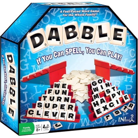Dabble Word Game - Enhances Memory, Spelling, and Vocabulary for All Ages - Award-Winning, Engaging, Educational Entertainment for Kids, Families, and Seniors, 2-4 Players, Ages 8+