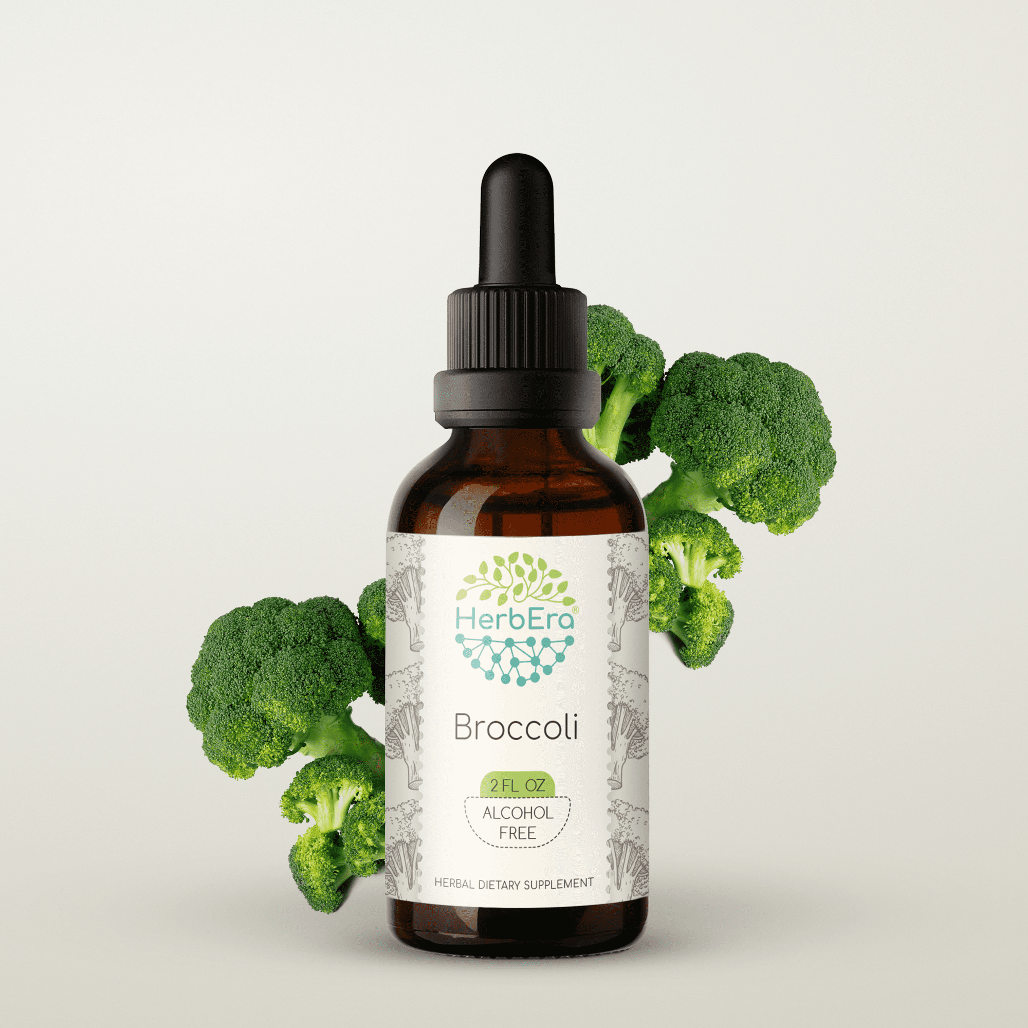Broccoli AlcoholFREE Herbal Extract Tincture, SuperConcentrated