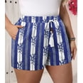 thumbnail image 5 of Daystry Womens Plus Size Casual Shorts Drawstring Summer Comfy Elastic Waist Lightweight Shorts Pull On Short with Pockets, 5 of 15
