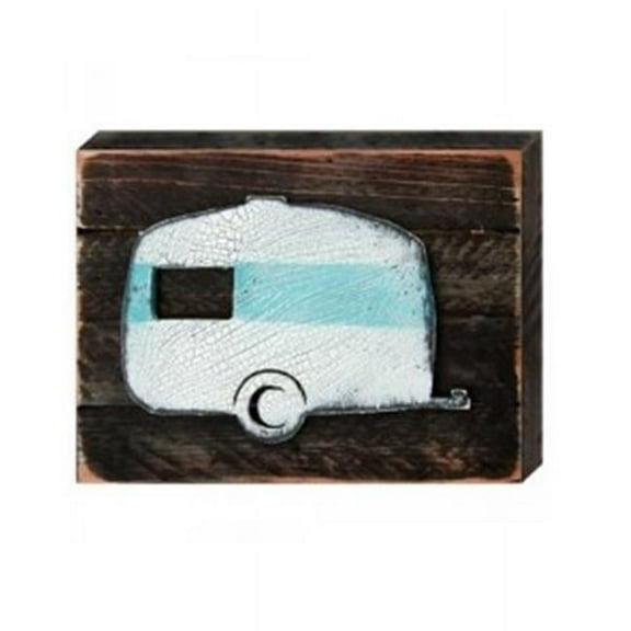 Designocracy 98431-18 Camper Art on Board Wall Decor
