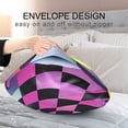 thumbnail image 4 of Yayeee Pillowcase Standard Size Set of 2 Satin Wrinkle Resistant Pillow Case, Green Wavy Plaid, 4 of 7