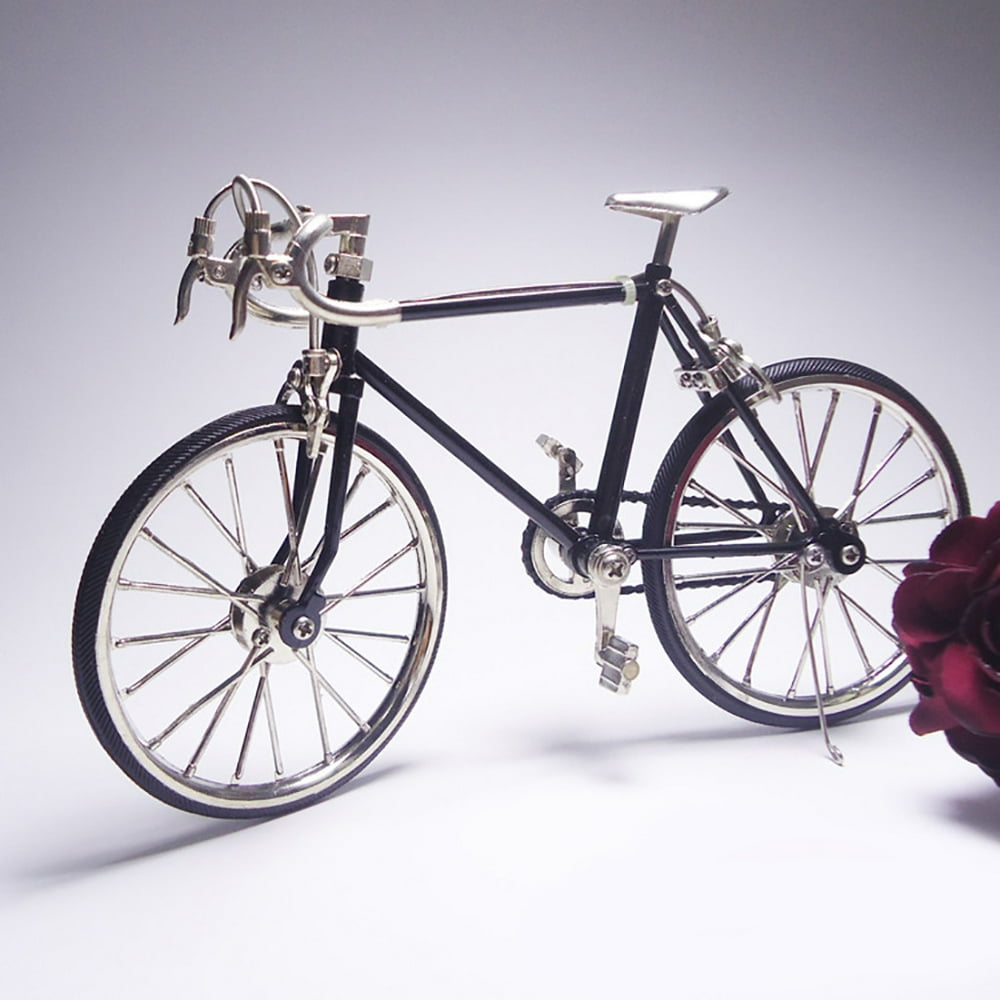 Siaonvr Learning Toy 1/10 Simulation Alloy Racing Bicycle Lane Bicycle