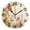 Multi, variant on Wall Clock 10 Inch Silent Non-Ticking 8 Flowers on Yellow Battery Operated Rustic Retro for Living Room Home Kitchen Bathroom