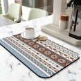 thumbnail image 2 of Washable Rubber Botanical Leaves Vintage Floral Dish Drying Mats for Kitchen Counter Home Large Coffee Bar Pad Accessories and Decor for Utensils Stemware 19.5''x12'', 2 of 6