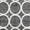 Gray, variant on Unique Loom Matrix Trellis Collection Area Rug - Dots (7' Square Blue/Light Blue)