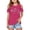 Hot Pink, variant on XEGLSBU Shirts for Girls 14-16 Children Kids Girls Short Sleeve Cold Shoulder T Shirts Kids Summer Oversized Tops Casual Crewneck Basic Tees Purple Size 11-12 Years