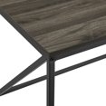 thumbnail image 2 of 40" Modern Geometric Coffee Table - Dark Concrete, 2 of 5