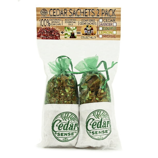 Eucalyptus Sachets 2 Pack Cedar Sense Cedar Scent for Closets