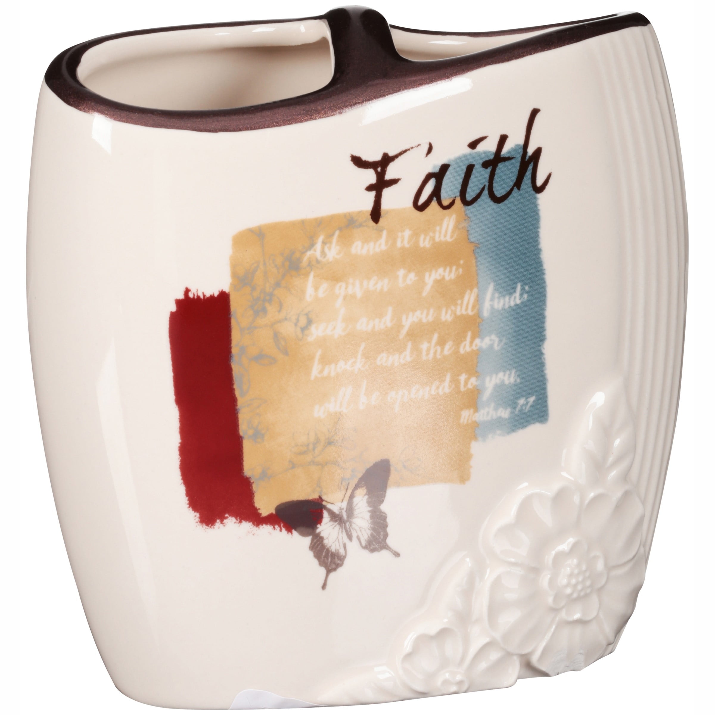 Mainstays Solace Stoneware Toothbrush Holder, 1 Each