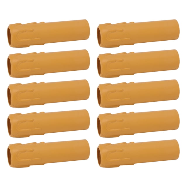 Enchufe 10 Uds. Fundas Para Velas De 4 Pulgadas, Fundas De Enchufe De Vela Con Forma De Gota De Cera Vintage De Simulación Para Lámpara De Araña