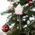 thumbnail image 2 of Adorno colgante de Navidad Macarena Cono Rosa con Varilla colgantes de navidad, 2 of 8