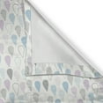 thumbnail image 5 of Ambesonne White Grommet Curtain, Droplets, 50" x 108", Multicolor, 5 of 6
