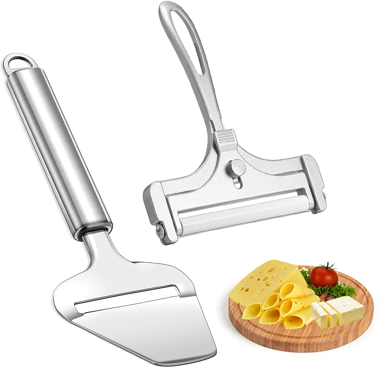 1pc Stainless Steel Cheese Wire Slicer Cheese Butter Cutter Cheese Cake KnNWUS 