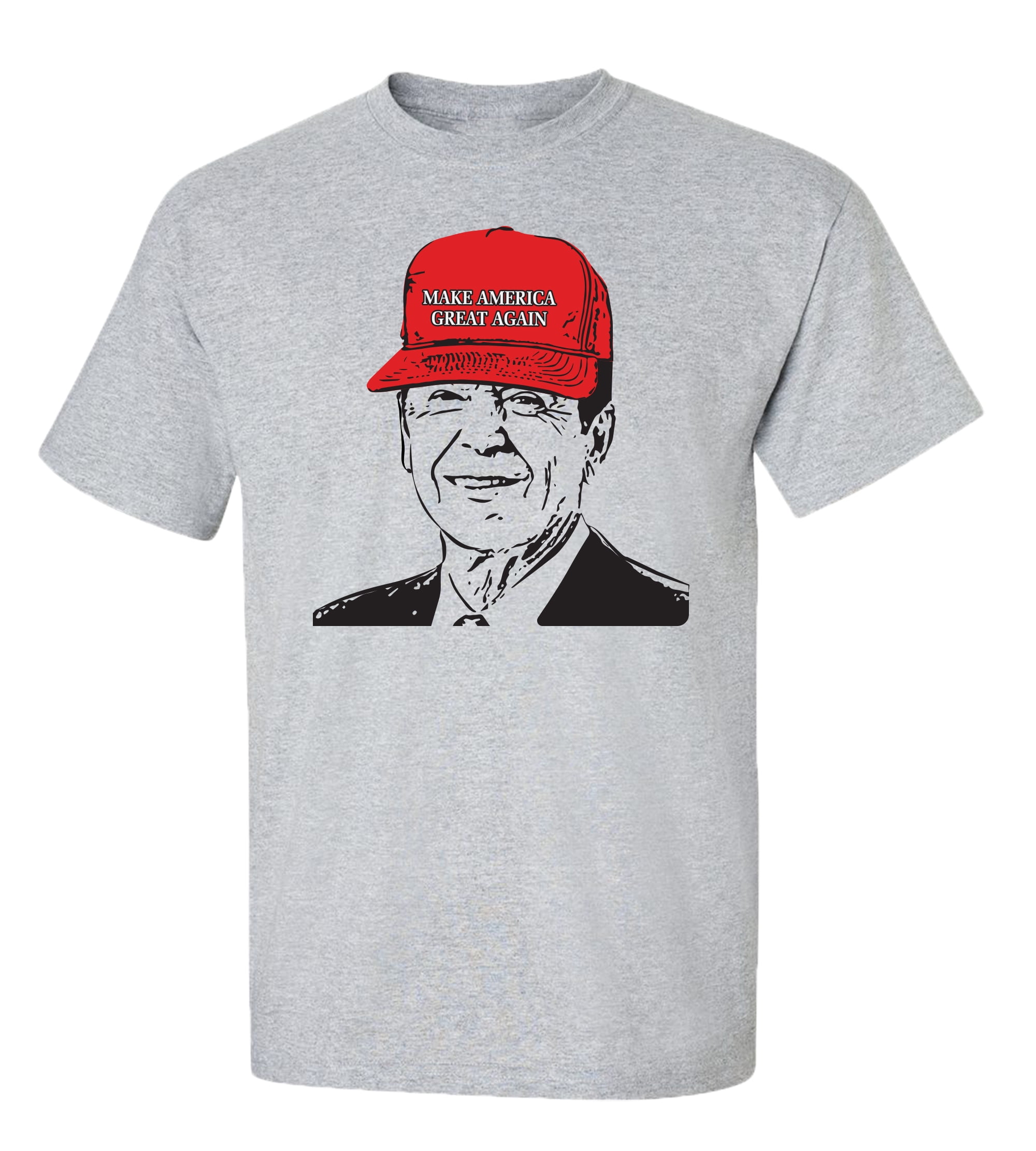 Camiseta deportiva gris manga corta Political Reagan Make America Great Again - Imagen 7 de 38