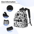 thumbnail image 4 of Sigee Monster High (78) for Travel Canvas Backpack for Women and Men Travel Casual Daypack, 4 of 7