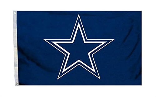 QIFEIHA Drapeau Dallas Cowboys Bannière 3x5 Pieds
