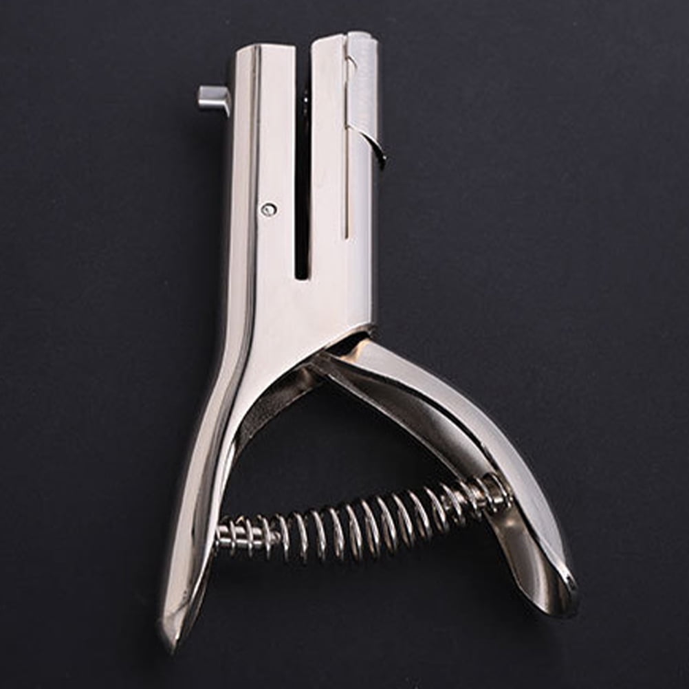 SKISUNO Plastic Id Hole Puncher Single Hole Puncher Zinc Alloy 1Pcs for Crafters