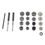FETCOI Portable Valve Seat Reamer Motorcycle Repair Displacement Cutters Valve Tool Set