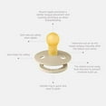 thumbnail image 3 of BIBS Pacifiers | Natural Rubber Baby Pacifier | Set of 2 BPA-Free Soothers | Made in Denmark | Size 0-6 Months, 3 of 4