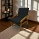thumbnail image 5 of Comedor color negro para 6 personas de madera de parota, 5 of 9