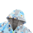 thumbnail image 5 of XBASW Toddler Kids Fleece Jacket Hooded Raincoat Baby Waterproof Coats Zipper Thick Warm Outerwear for Boys Girls 1-6 Years, 5 of 10