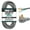 Gray, variant on Iron Forge Cable 3 Prong Dryer Extension Cord 15 Ft, 125V/250V Cord NEMA 10-30 Plug SRDT, 10/3 Dryer Cable Flat Head, 30 Amp 3 Wire 15 Foot - Gray