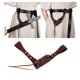 thumbnail image 5 of Retro Cosplay Medieval Faux Leather Warrior Espada Vaina Marrón Zurdo Sunnimix cinturón de espada, 5 of 8