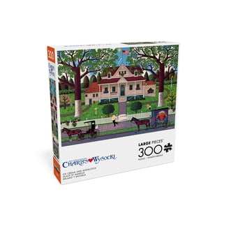 Puzzle Buffalo Games - Charles Wysocki - Dreamers - 300 Pezzi Grandi, Formato Finale 45,7x45,7 Cm, Per Adulti, Poster Incluso, Tecnologia Perfect Snap