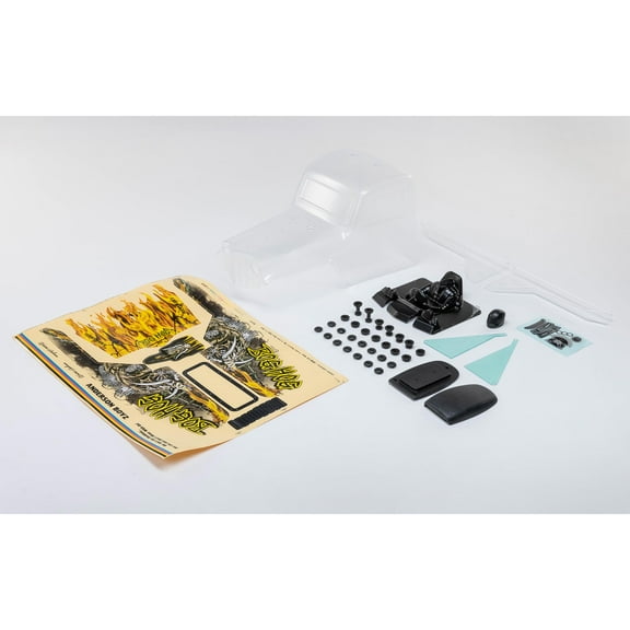 Losi Body Set Clear Bog Hog LMT Mega LOS240023 Car/Truck  Bodies wings & Decals