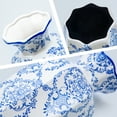 thumbnail image 5 of NOVATRAX Blue White Ceramic Vase, Small Porcelain Flower Vase for Table Home Decor, 5 of 6