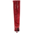thumbnail image 3 of INC Womens Rajel Faux Leather Snake Print Knee-High Boots, 3 of 3