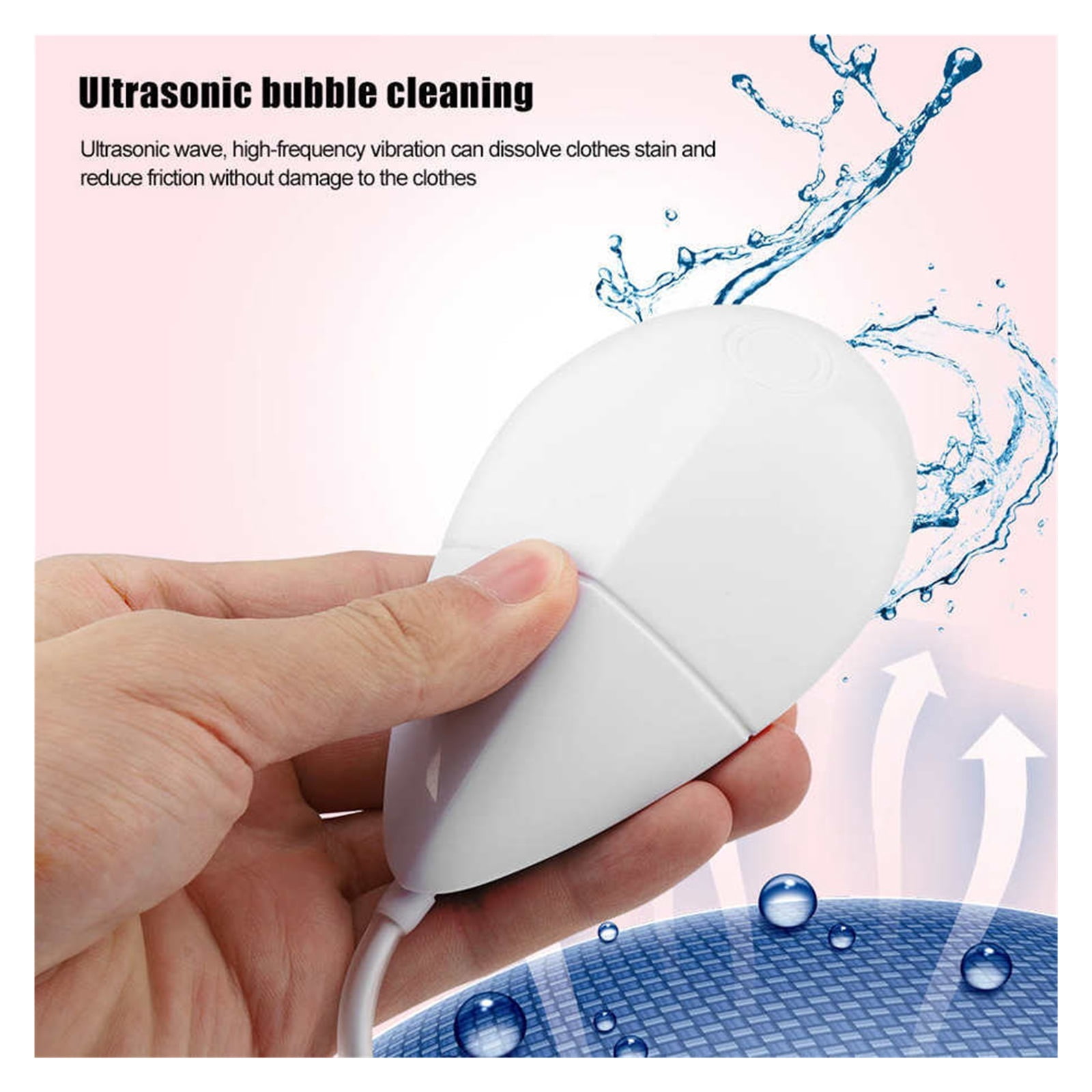 Portable Mini Ultrasonic Washing Machine Multifunctional Fruit Vegetable Ultrasonic Cleaner ,Convenient to Use