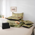 thumbnail image 4 of 7 Piece Bed in a Bag King Size Comforter Set for Kids Camping Bedding Set,Rustic Camper Reversible Bed Set,Farmhouse Comforter with Sheet Set,All Season, 4 of 5