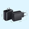 thumbnail image 4 of Bloque de carga y cable Cargador ultrarrápido Bling Bling tipo C 45 W negro Para Samsung S22Ultra Enchufe de EE. UU., 4 of 12