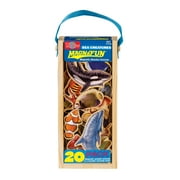 T.S. Shure Sea Creatures Wooden Magnets MagnaFun Set, 20 Pieces
