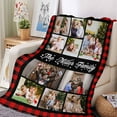 thumbnail image 4 of Dad Gifts Blanket Custom Blanket with Photos Text Personalized Best Dad Ever Pictures Collage Throw Blanket Customized Father's Day Birthday Gifts for Dad Father Papa, 4 of 6
