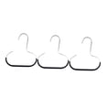 thumbnail image 4 of 3x perchas de anillo para bufanda, soportes de almacenamiento, fácil acceso, de cinturón versátiles resistentes al desgaste, organizadores Negro, 4 of 8