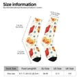 thumbnail image 5 of Yiaed Flower Chicken Print Great elasticity Crew Socks Sports socks for Men and Women, 5 of 5