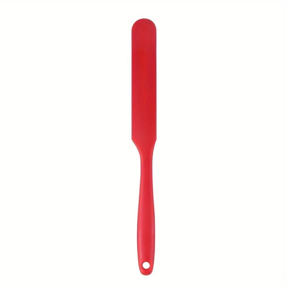 1pc Silicone Jar Spatula, Non-Stick Icing Spatula, Food Grade Silicone, Heat Resistant, Baking Tools, Kitchen Gadgets, Kitchen Accessories