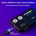 thumbnail image 5 of VRIG FD140 Portable RGB Fill Light On-camera LED Video Light Photography Light Panel 2500K-9000K Dimmable 20 Scene Lighting Effects Built-in Battery with Diffuser Cold Shoe Adapter Charging Cable, 5 of 9