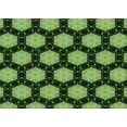 thumbnail image 1 of Ahgly Company Indoor Rectangle Patterned Dark Forest Green Area Rugs, 2' x 5', 1 of 6